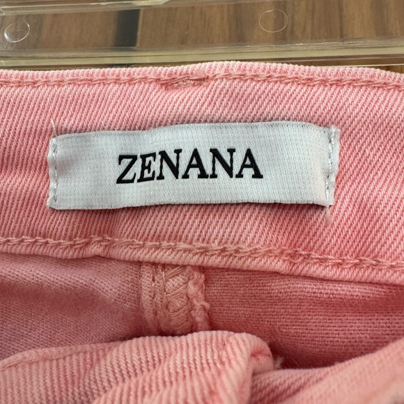 Zenana Outfitters Pink Jean Pants - Picture 4 of 6